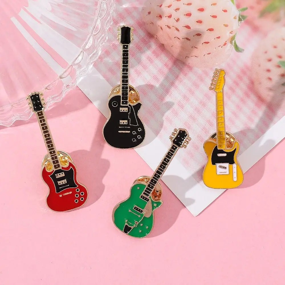 Musical Instrument Jewelry - 1/2/4PCS 남성 여성을위한 빈티지 금속 에나멜