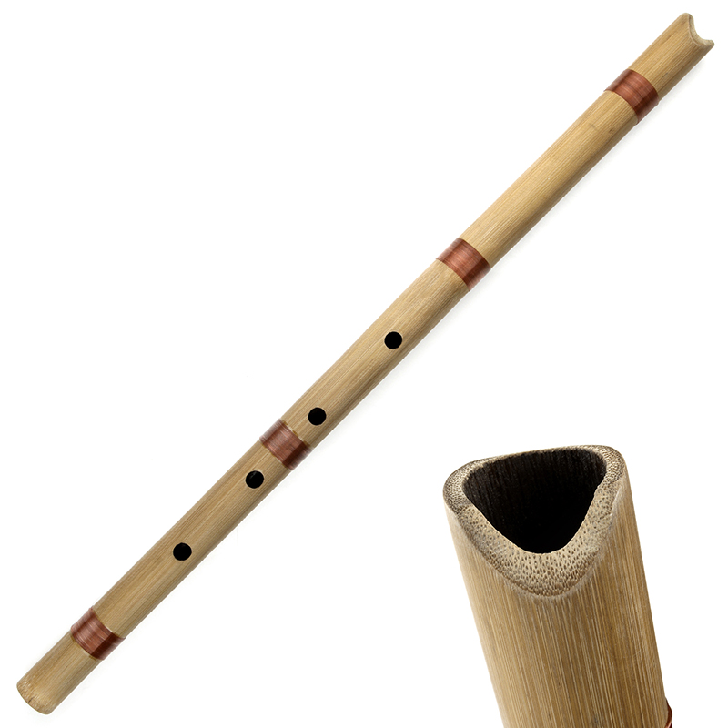 Shakuhachi Bamboo Flute - 샤후치 5홀 대나무 플루트 가방 포함