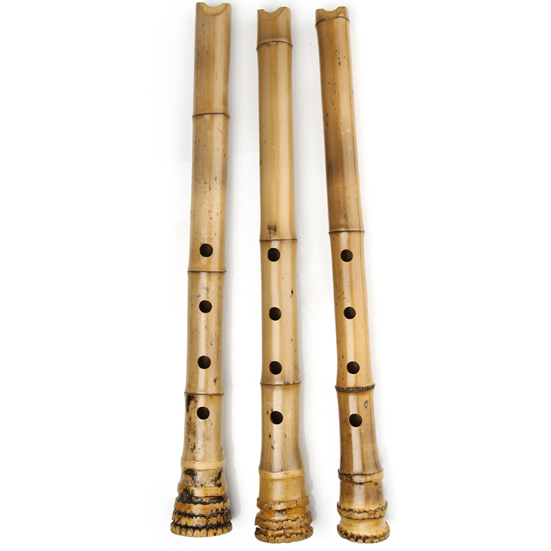 Shakuhachi Bamboo Flute - 5홀 수제 천연 대나무 샤후치 목관
