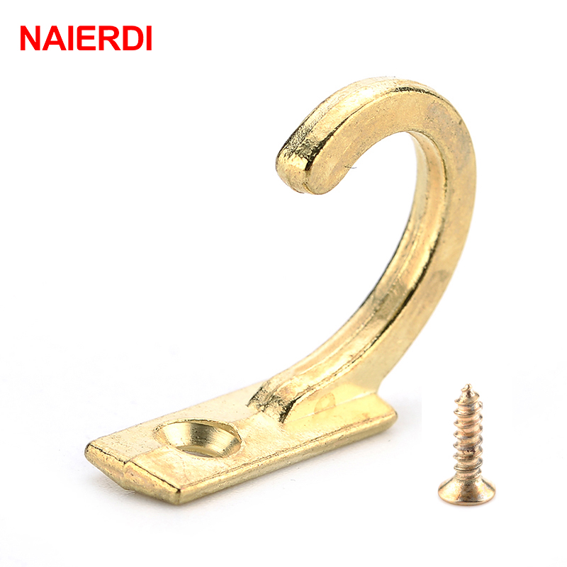 Musical Instrument Jewelry - NAIERDI-작은 골동품 벽걸이 후크 10 개,