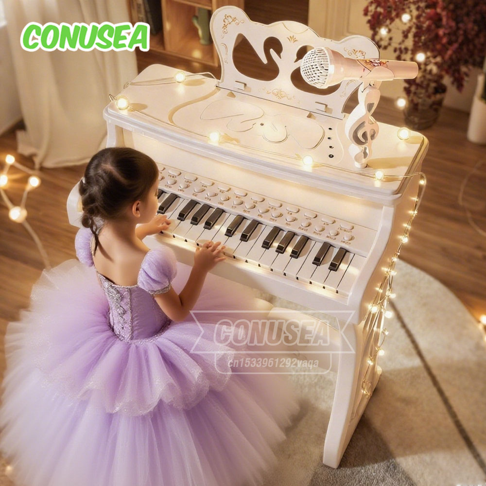 Musical Instruments Names - 마이크가있는 아기 전자 피아노 교육 어린이