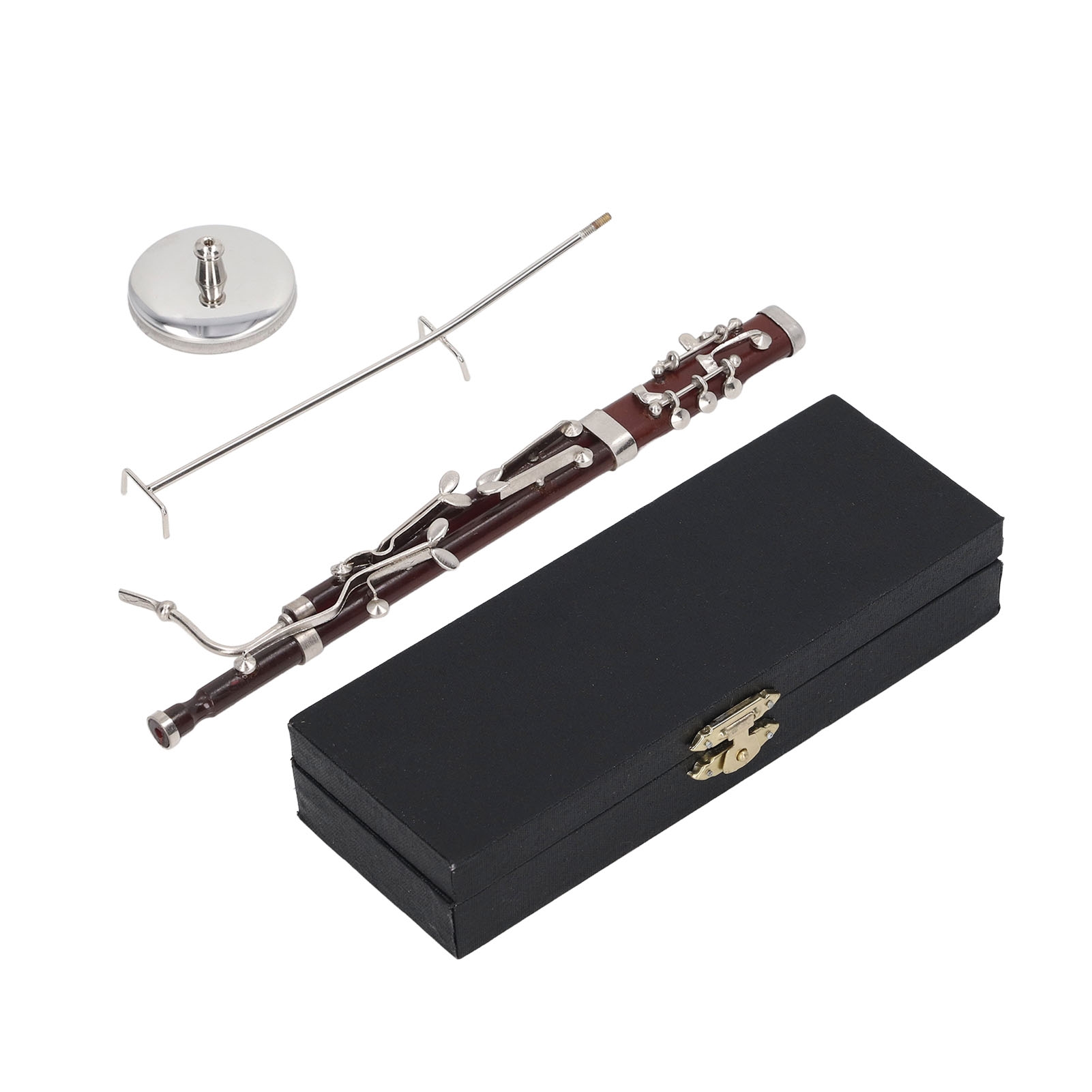 Musical Instrument Bassoon - 미니어처 바순 모형(스탠드와 케이스 포함) 미니