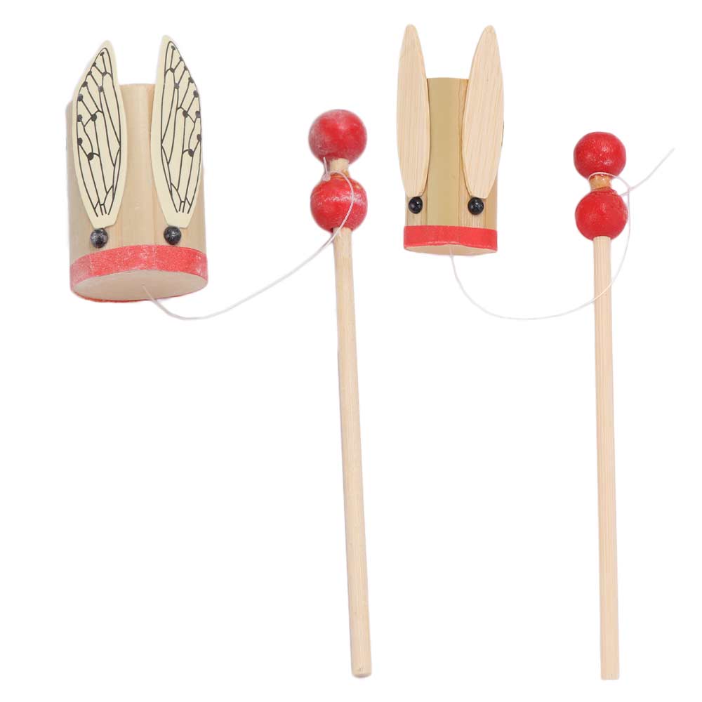 Musical Instrument You Shake - 전통 중국식 대나무 매미 장난감 악기
