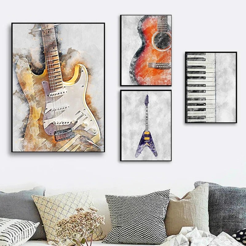 Picture Of Musical Instrument - 1pc 프레임리스 음악 악기 색소폰 바이올린