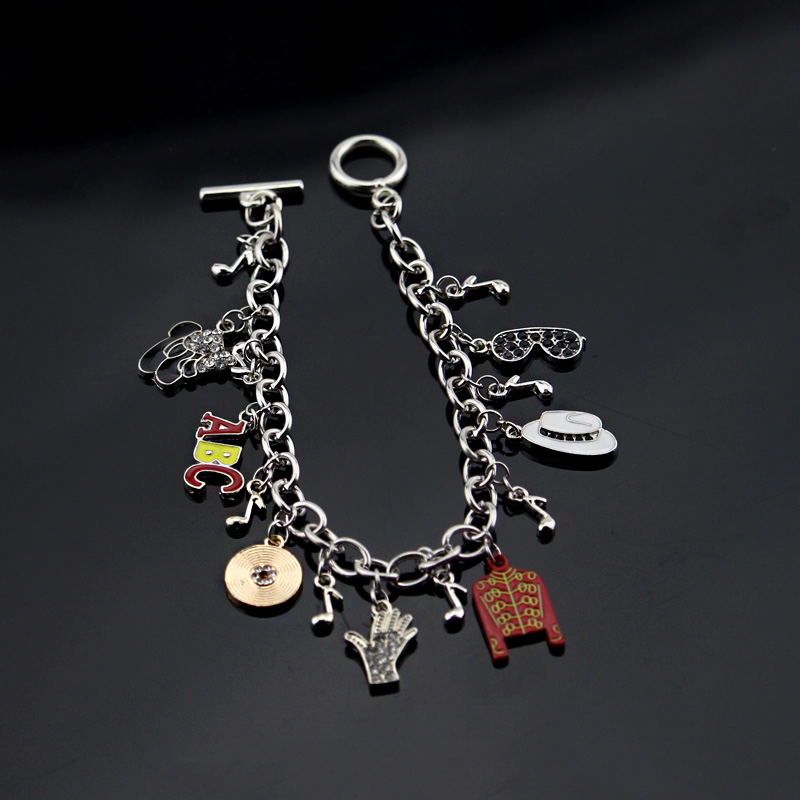 Musical Instrument Jewelry - 마이클 잭슨 뮤직 참 브레이슬릿 신상품