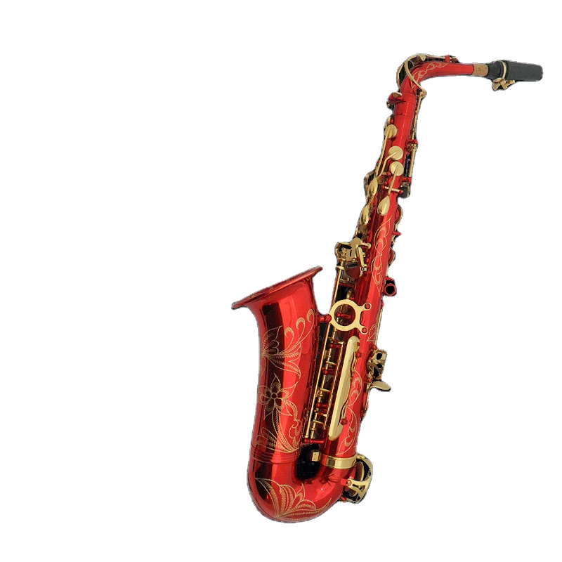 Musical Instrument Bassoon - 맞춤형 E플랫 알토 색소폰 레드 래커