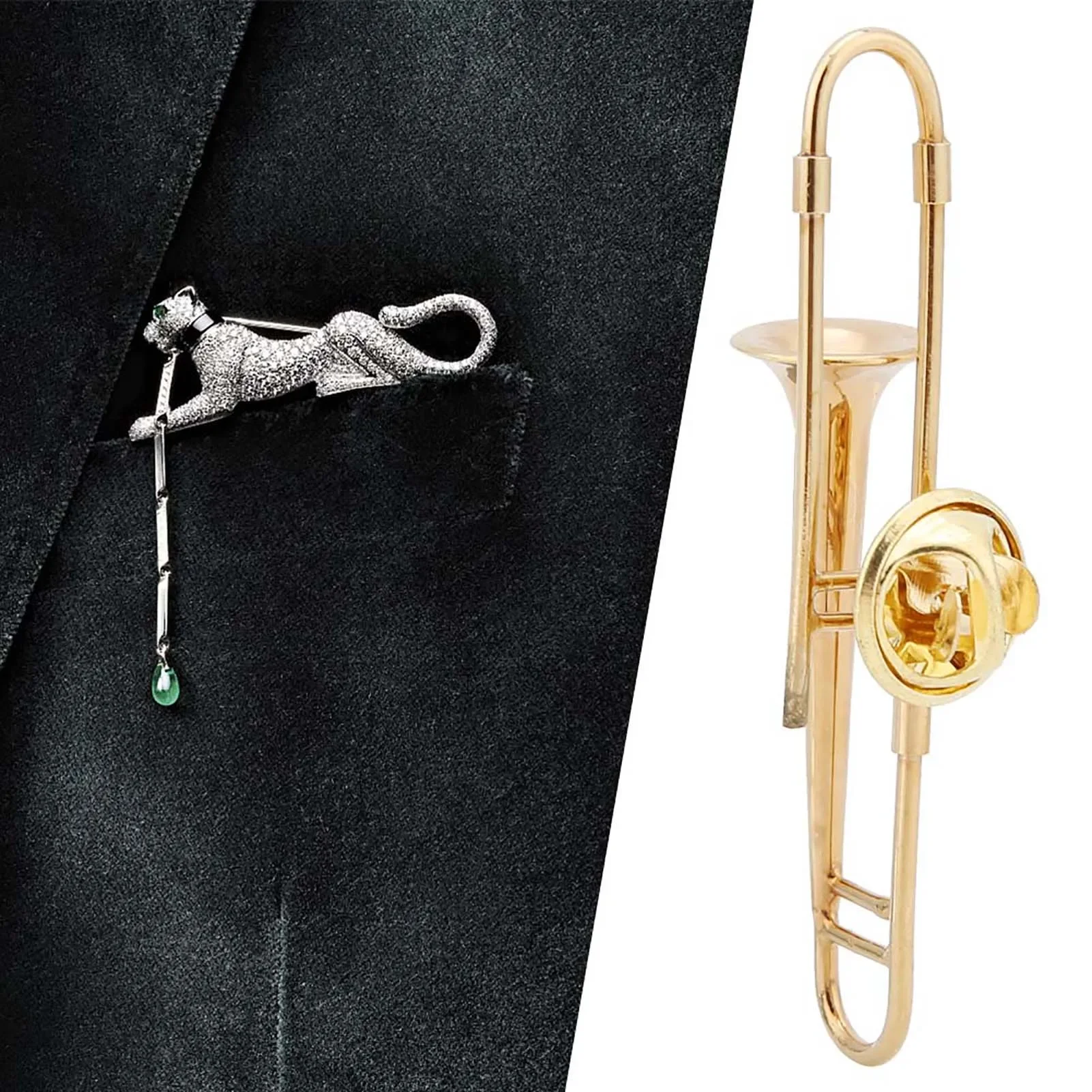 Musical Instrument Jewelry - 남녀공용 색소폰 피아노 바이올린 브로치 액세서리,