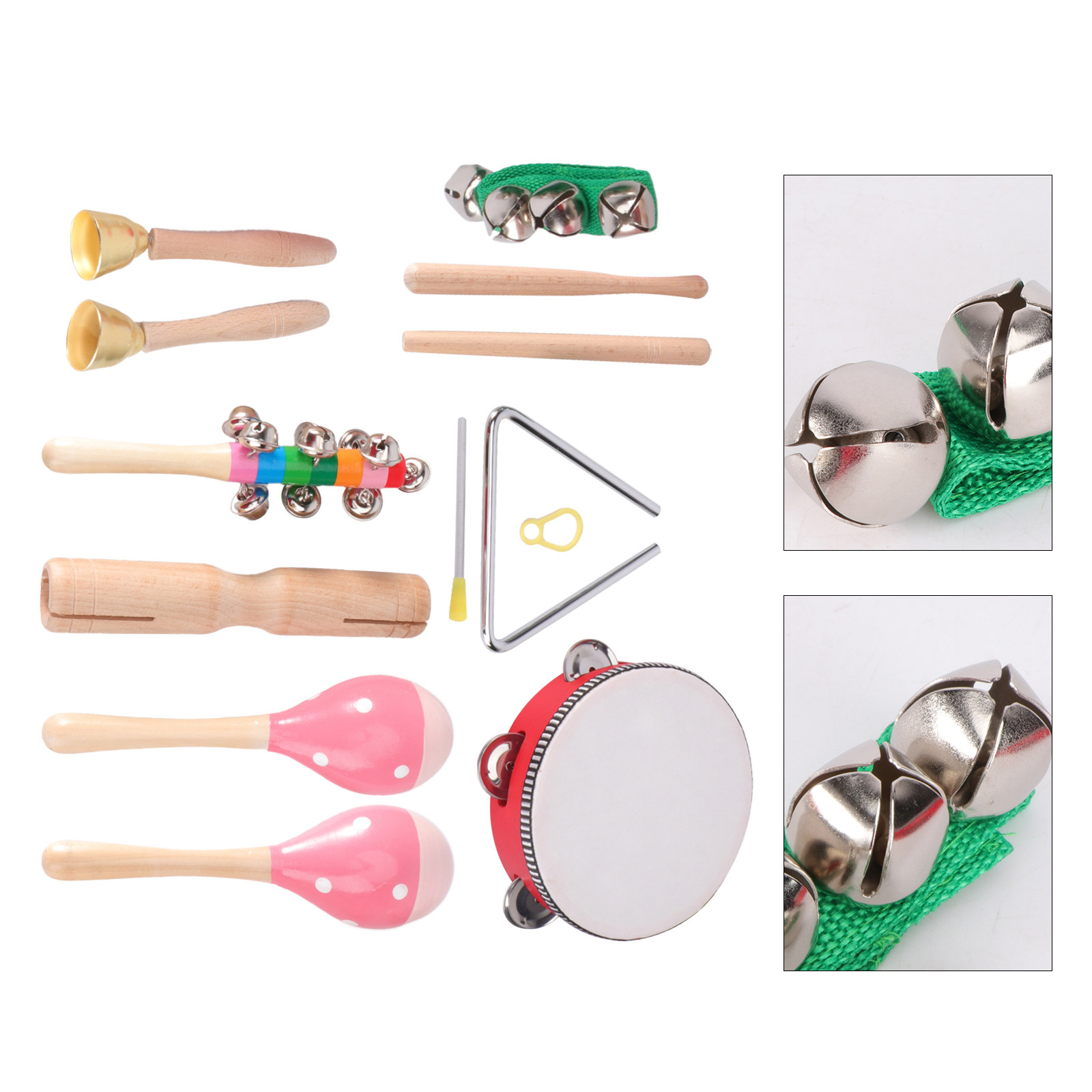 Musical Instrument You Shake - 1세트 유아 교육용 탬버린 래틀 마라카스