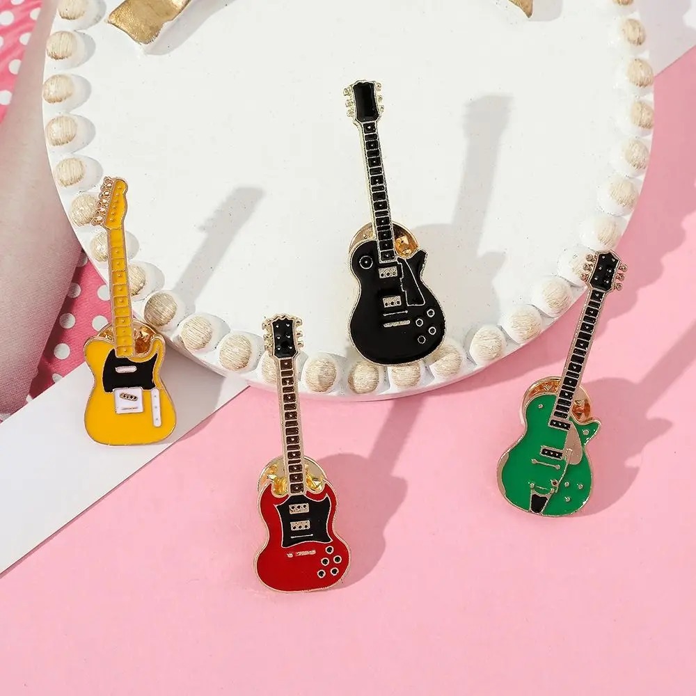 1/2/4PCS 남성 여성을위한 빈티지 금속 에나멜 기 - Musical Instrument Jewelry 리뷰 및 가격