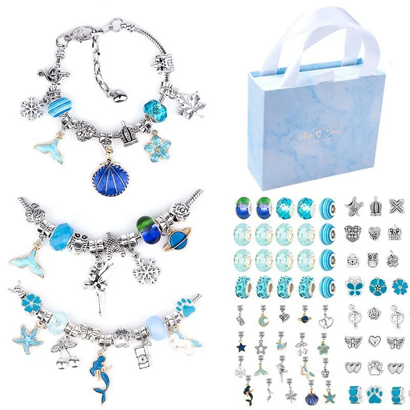 소녀용 부적 팔찌 제작 키트, 선물 상자, 6-12 소 - Musical Instrument Jewelry 리뷰 및 가격