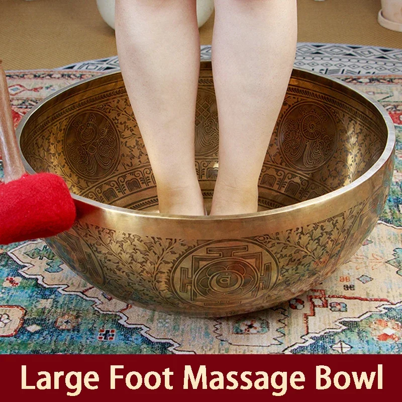 네팔 수제 황동 티베트 그릇 대형 발 마사지 그릇 전문 - Tibetan Singing Bowl 리뷰 및 가격
