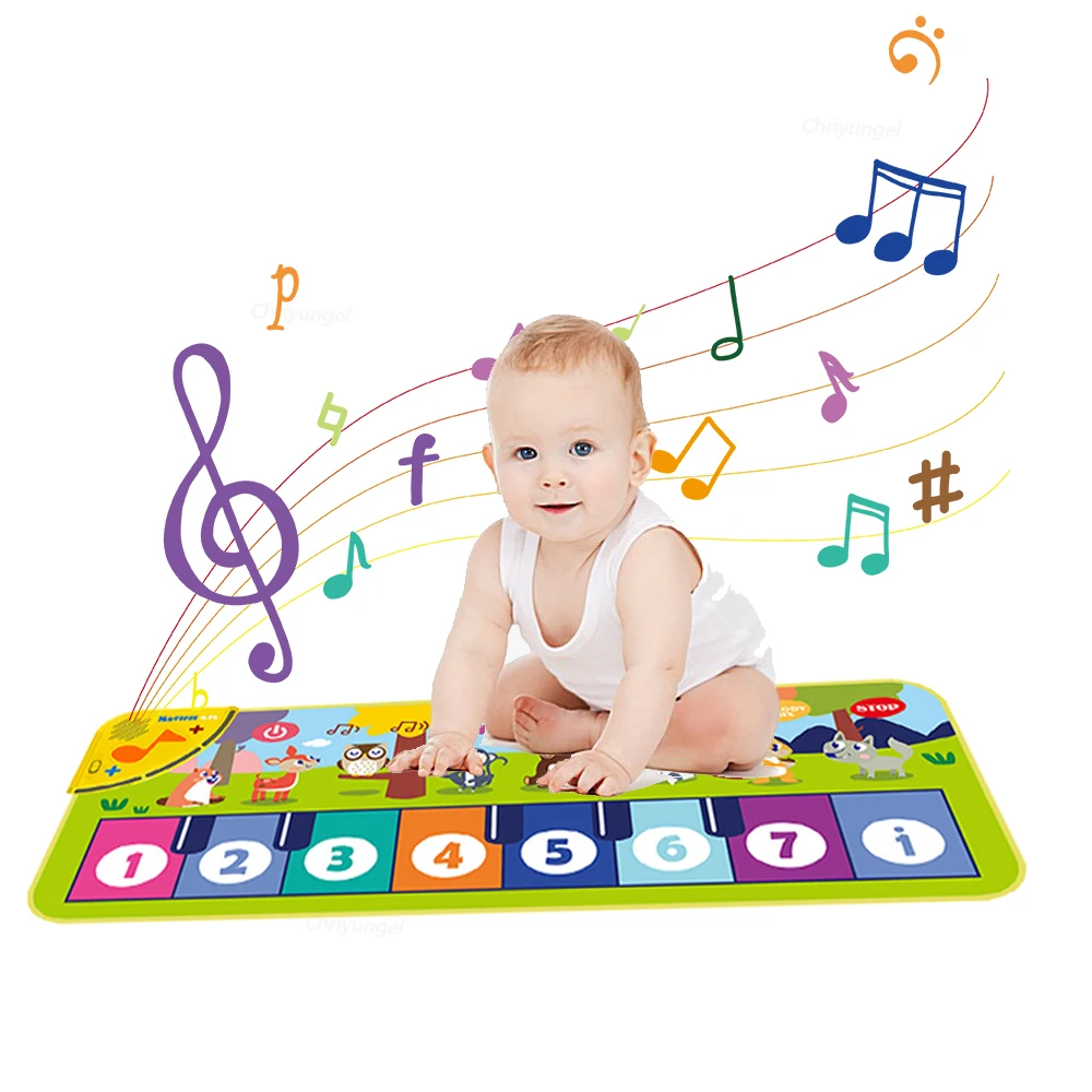 어린이를위한 피아노 매트 어린이 유아 바닥 키보드 댄스 - Musical Instruments Names 리뷰 및 가격