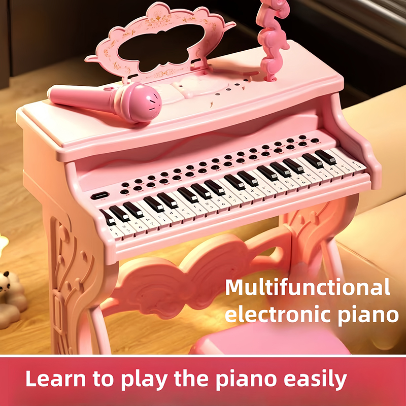 마이크가있는 아기 전자 피아노 교육 어린이 키보드 소년 - Musical Instruments Names 리뷰 및 가격