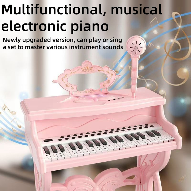 마이크가있는 아기 전자 피아노 교육 어린이 키보드 소년 - Musical Instruments Names 리뷰 및 가격