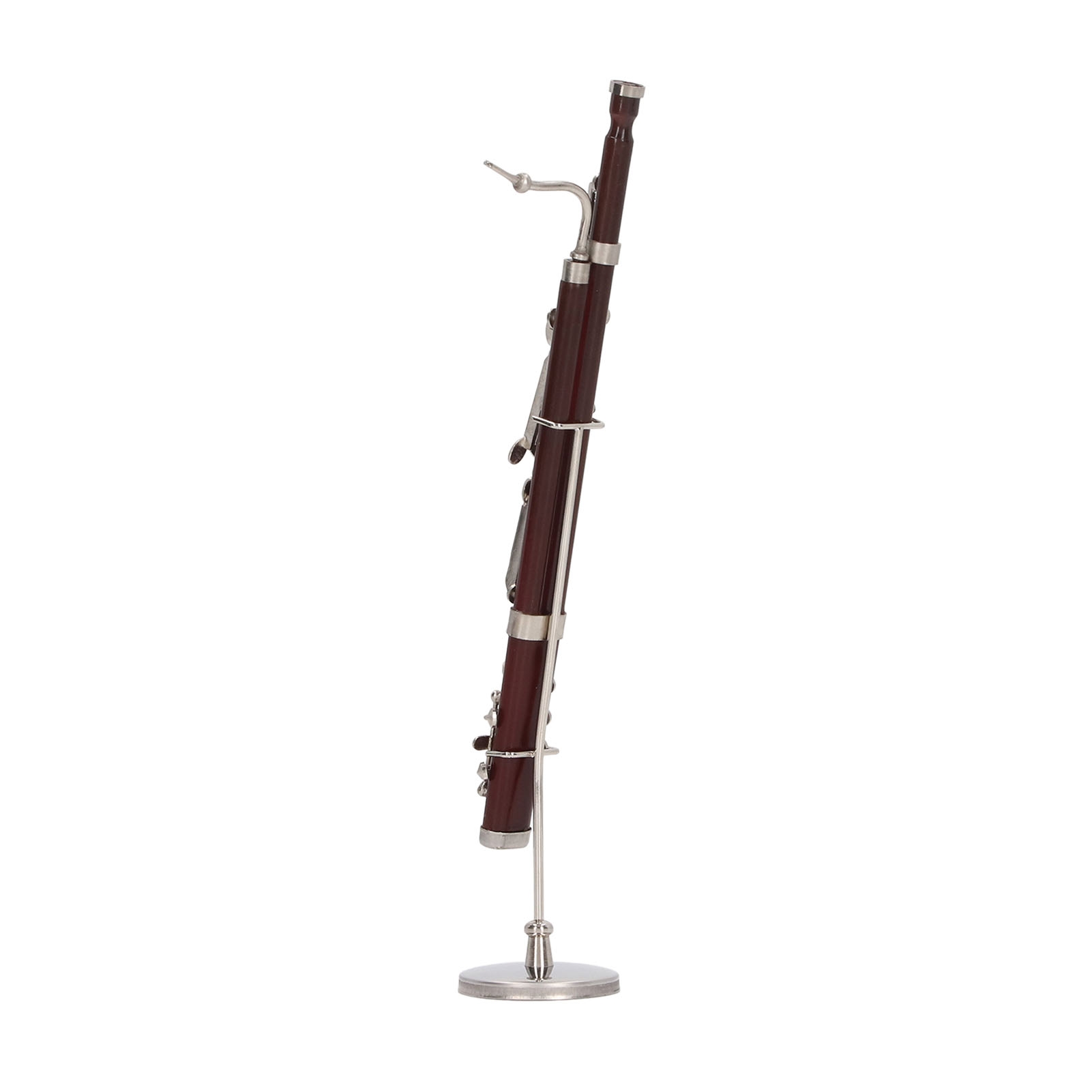 미니어처 바순 모형(스탠드와 케이스 포함) 미니 악기  - Musical Instrument Bassoon 리뷰 및 가격