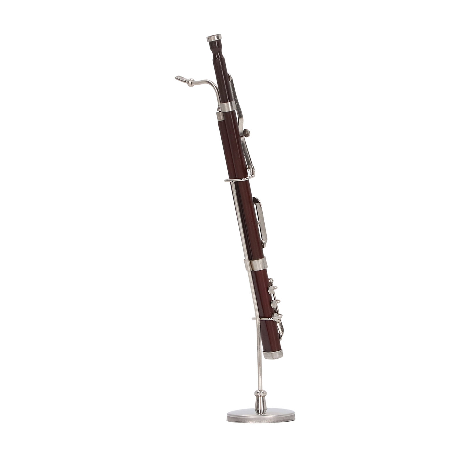 미니어처 바순 모형(스탠드와 케이스 포함) 미니 악기  - Musical Instrument Bassoon 리뷰 및 가격