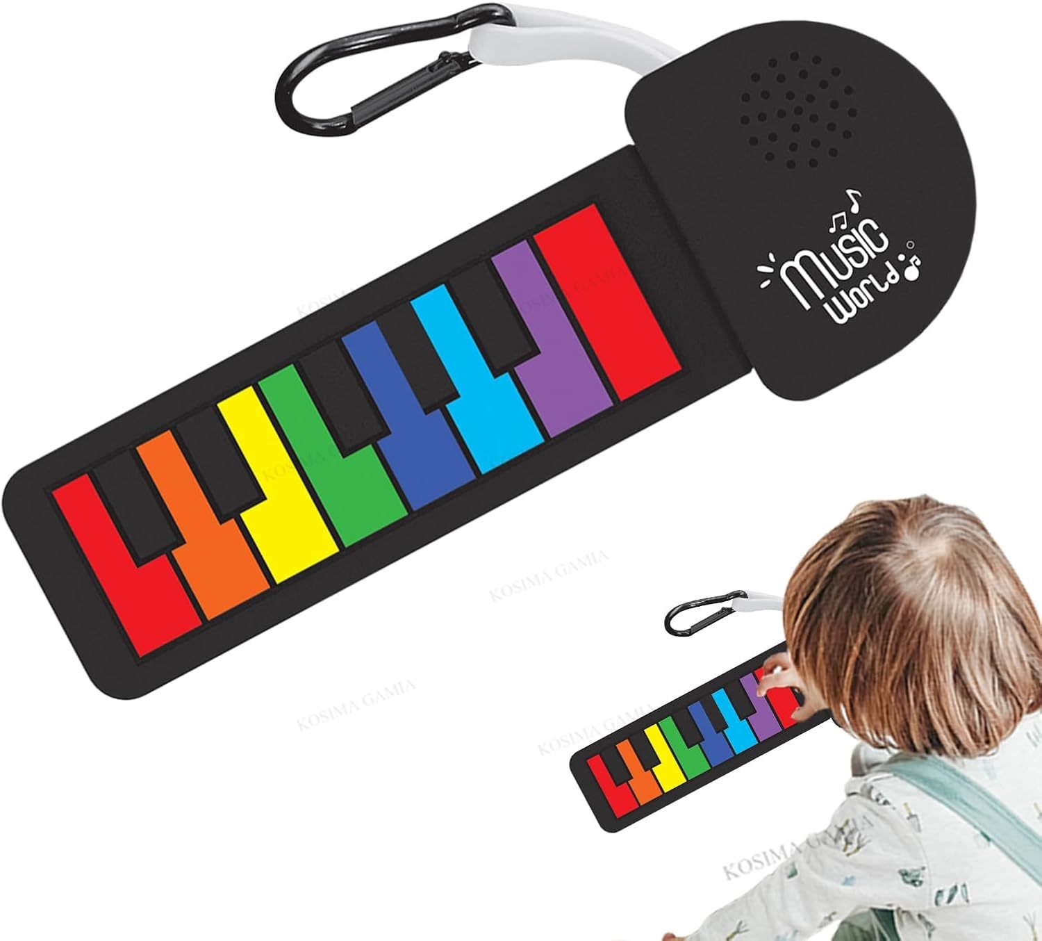 롤업 전자 피아노 실리콘 전기 접이식 피아노 키보드 여 - Musical Instruments Names 리뷰 및 가격