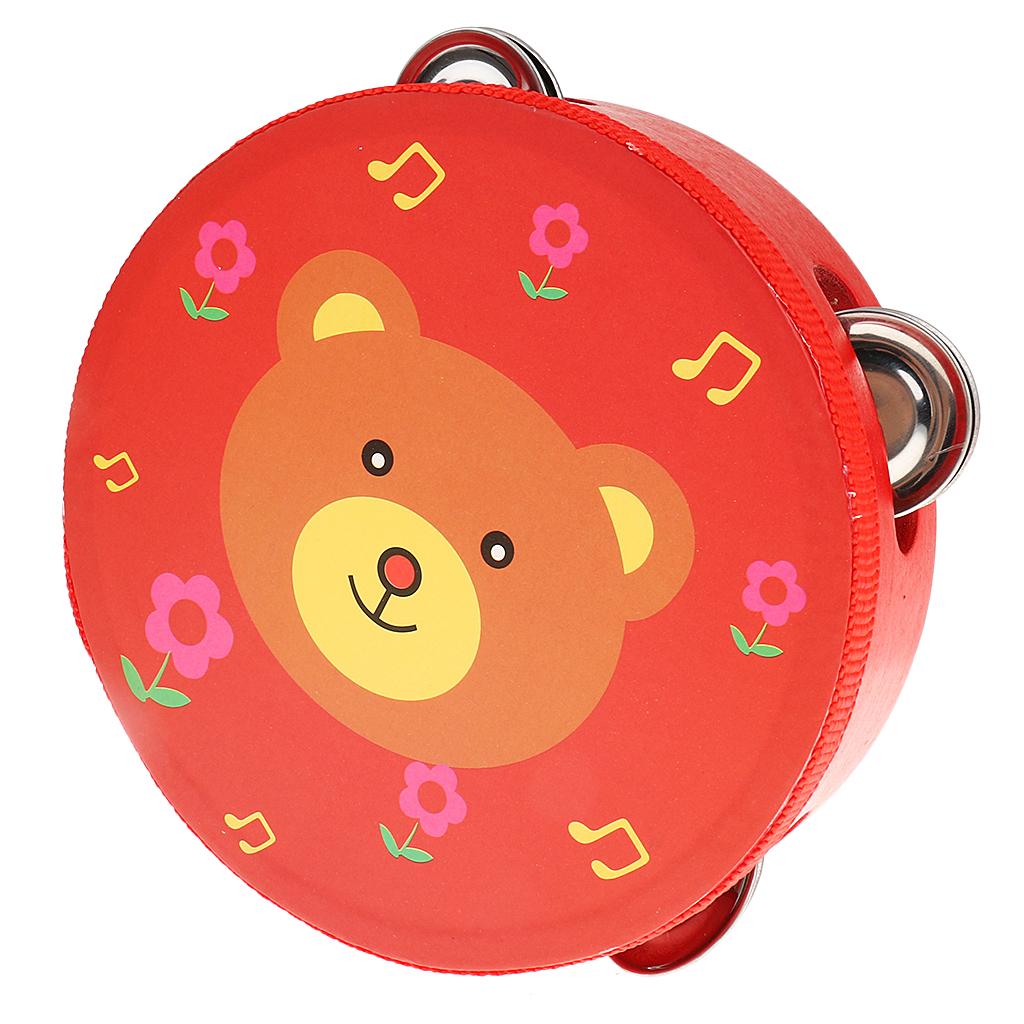 핸드벨 나무 탬버린 타악기 장난감 어린이를 위한 미니  - Tambourine Hand Drum 리뷰 및 가격