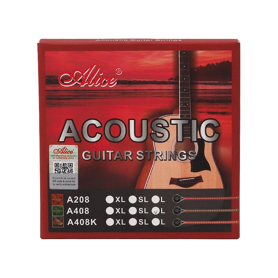Alice A408 풀 세트 어쿠스틱 기타 기타 라 현 - Musical Instrument With Strings 리뷰 및 가격