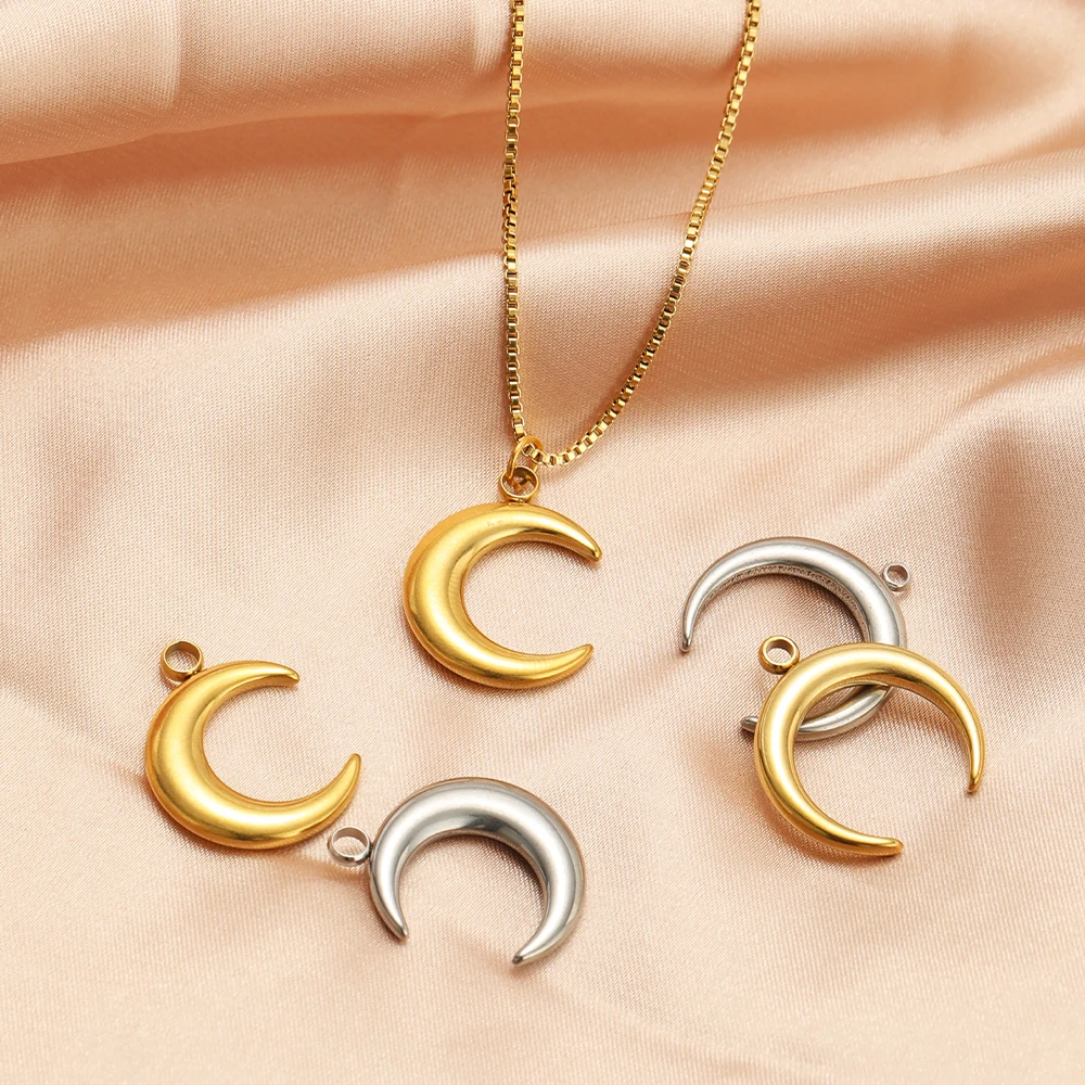 DIY 쥬얼리 제작용 스테인리스 스틸 달 혼 참 골드  - Musical Instrument Jewelry 리뷰 및 가격