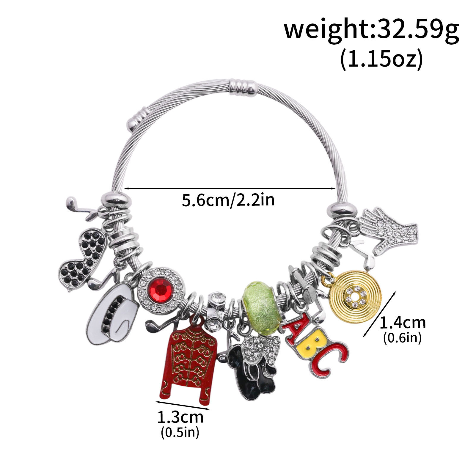 마이클 잭슨 뮤직 참 브레이슬릿 신상품 인피니티 브레이 - Musical Instrument Jewelry 리뷰 및 가격