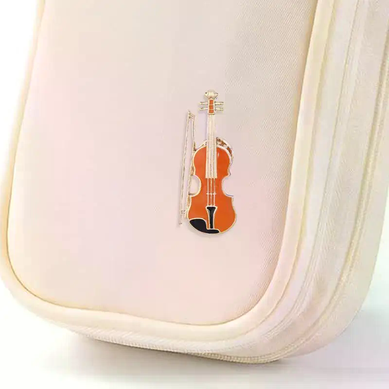 1개 심포니 오케스트라 배지 재미있는 악기 에나멜 브로 - Musical Instrument Jewelry 리뷰 및 가격